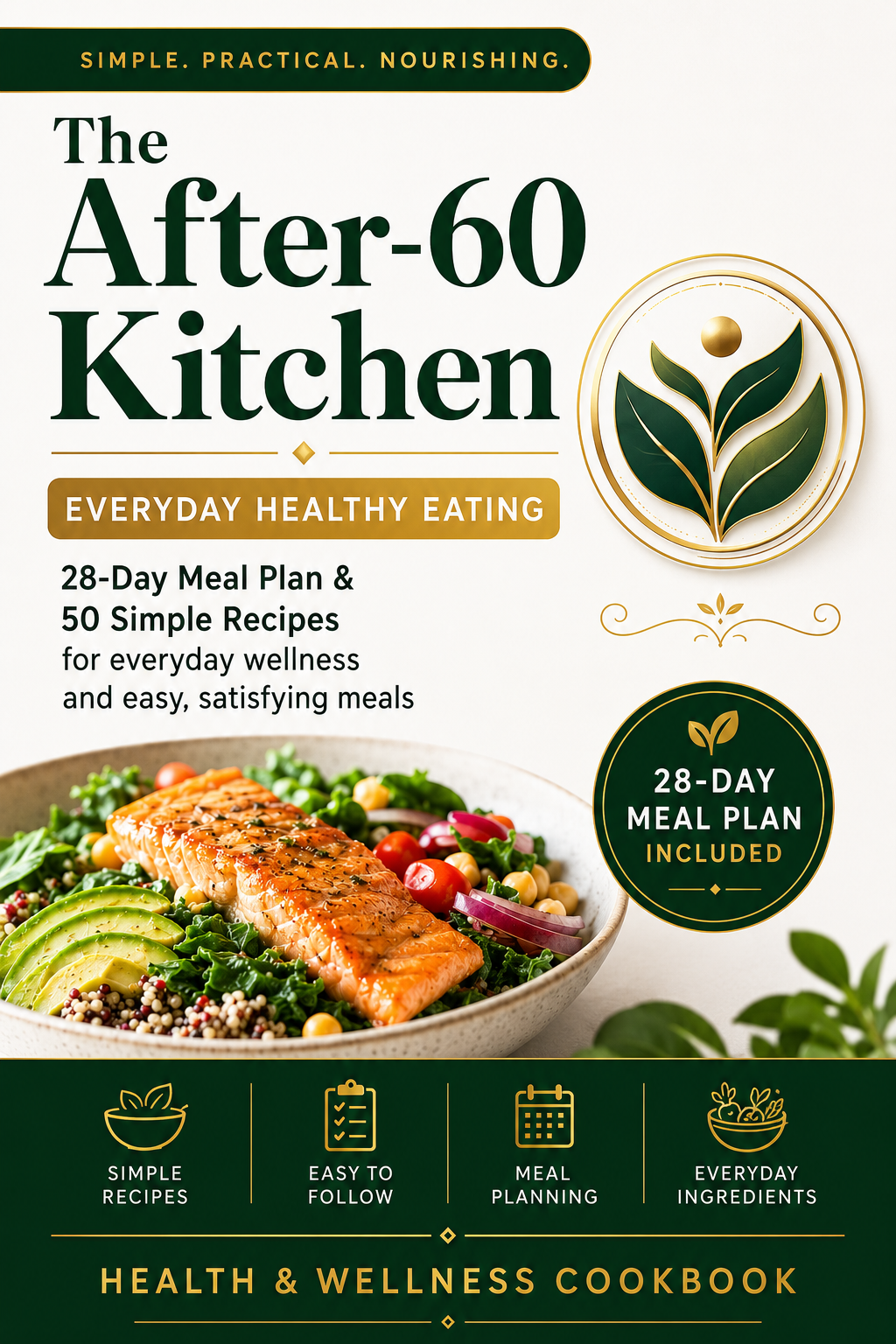 The After-60 Kitchen — companion cookbook cover